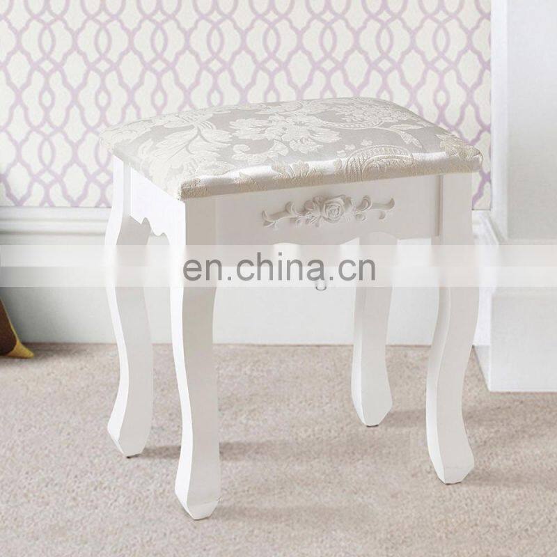 MDF dressing table white new design dresser, wholesale wood make up table