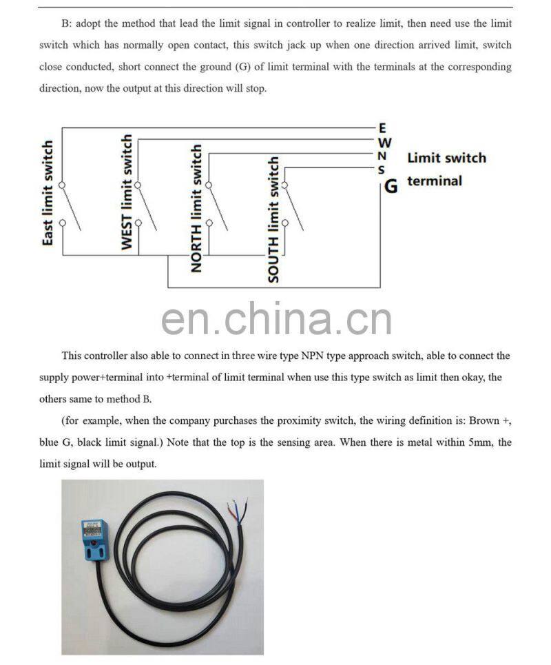 Automatic Dual Axis Solar Tracker Controller W/O Remote Control Wind Speed Sensor