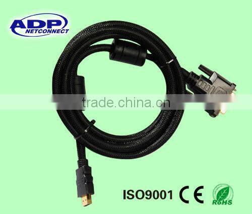 Hot sale Gold planted VGA Cable,rs232 to vga adapter