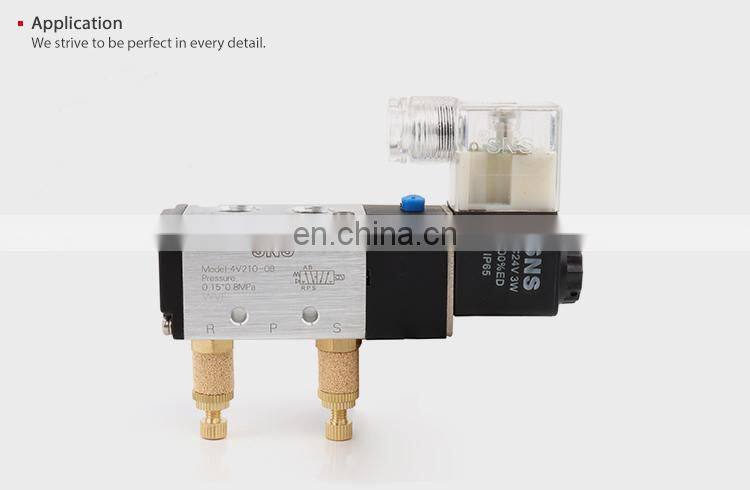 SNS PSB Series factory air brass silencer pneumatic muffler fitting silencers