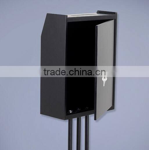 Single Floor stand stainless steel mail box