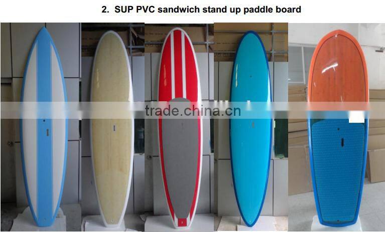 Triple colorful paddle board foam Epoxy SUP Wholesale SUP paddle board