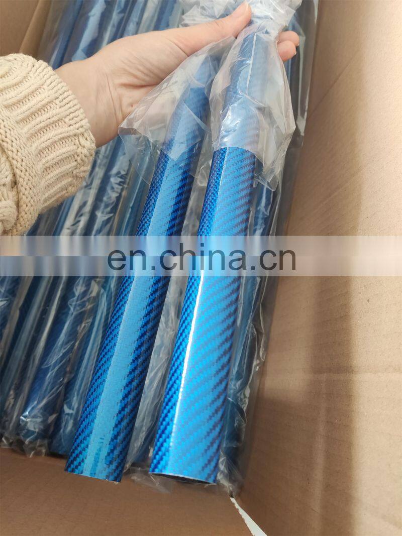 Hot Sale Colorful Carbon Fiber Tube, 3K Woven Carbon Fiber Tube