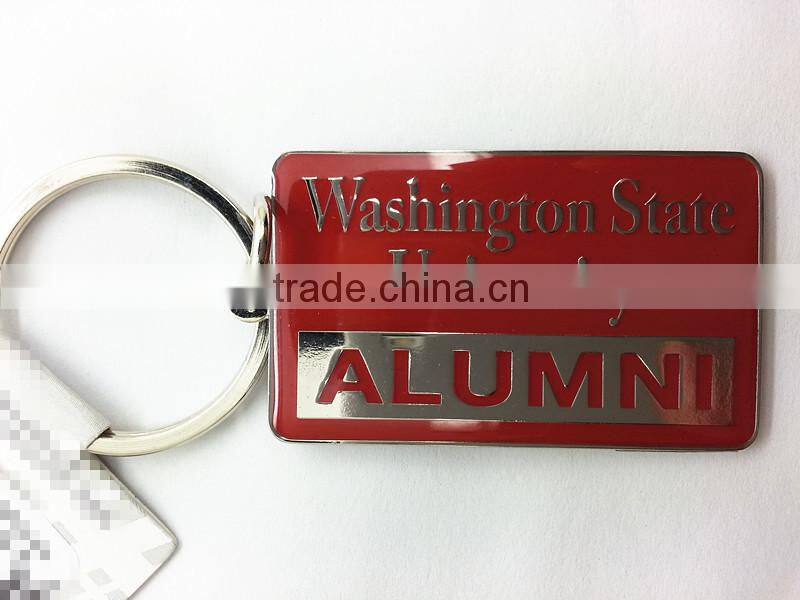 Car key chain with two sides