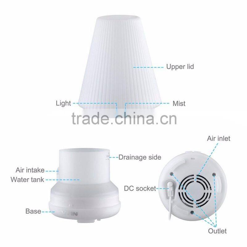 100ml Aromatherapy Essential Oil Diffuser Portable Ultrasonic Cool Mist Aroma Humidifier Mist fragrance