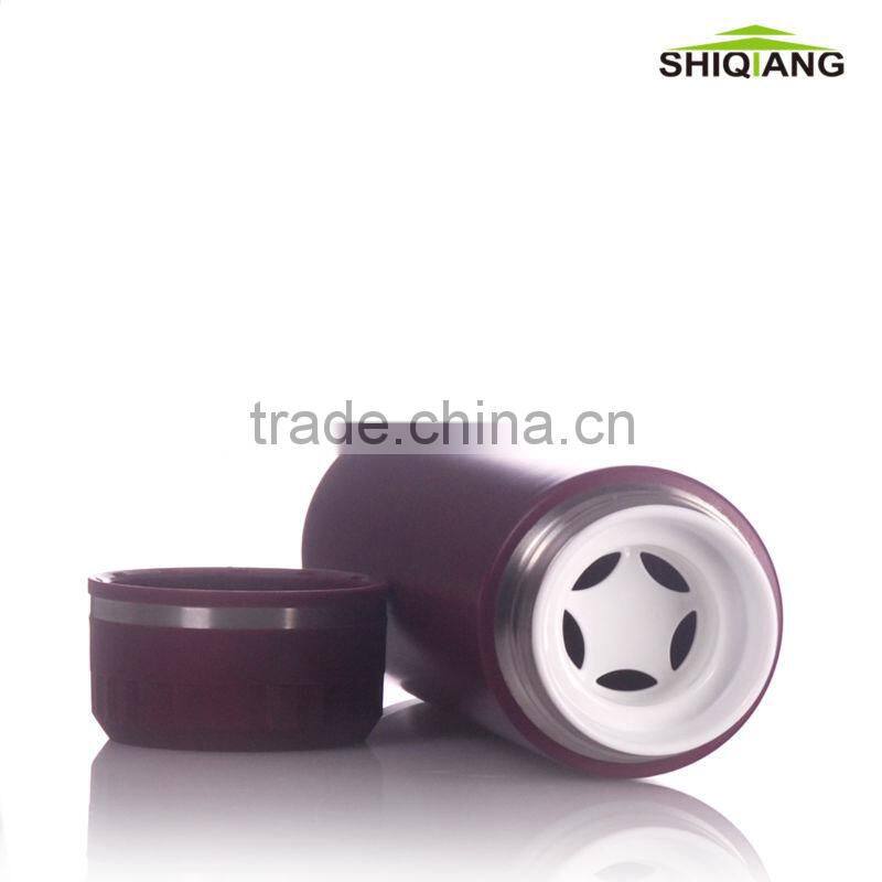 China manufacturers 16oz double wall stainless steel high vacuum thermos with lid and tea filter