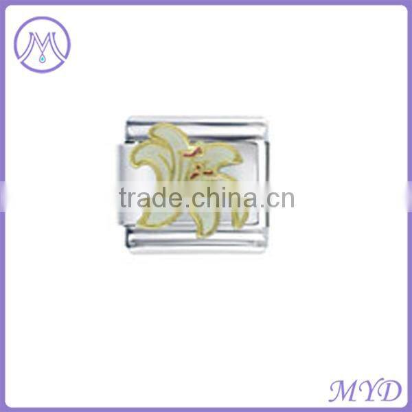 Stainless Steel Live Love Laugh Laser Italian link bracelet charms