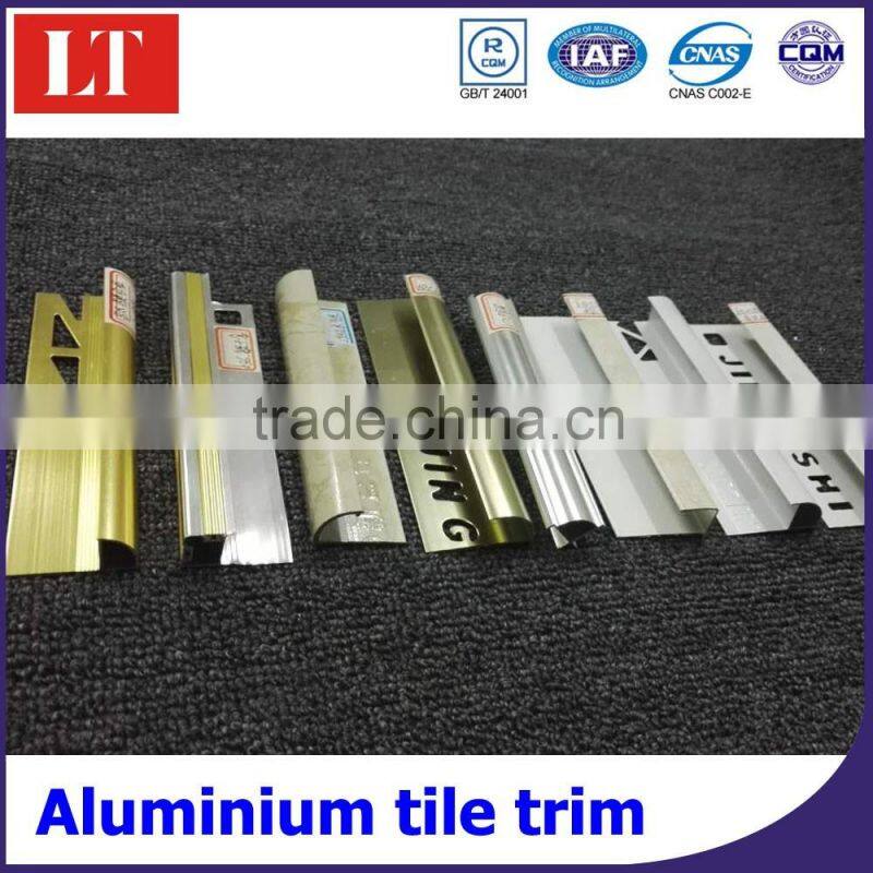 OEM ODM profile angel shap corner aluminium tile trim