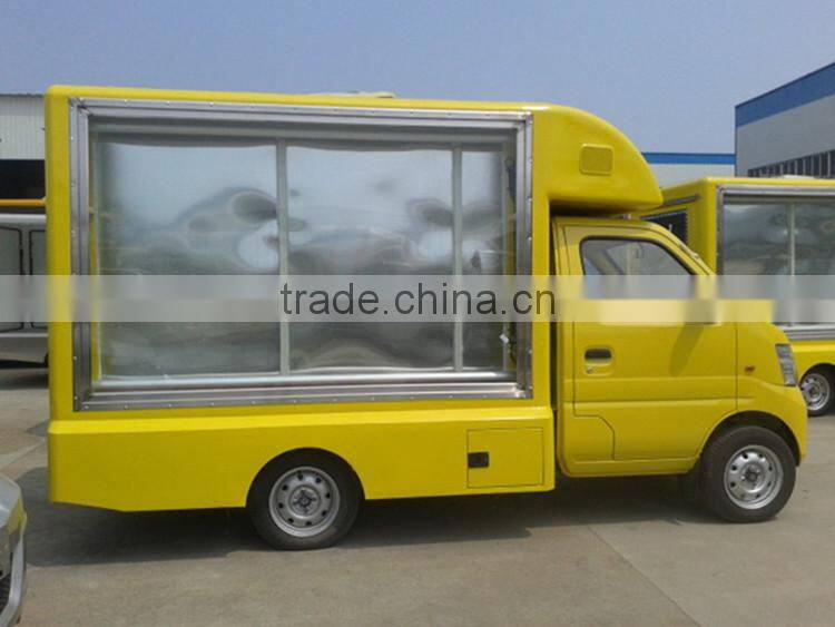 2015 super mini 3m2 high quality changan P10 led advertising truck
