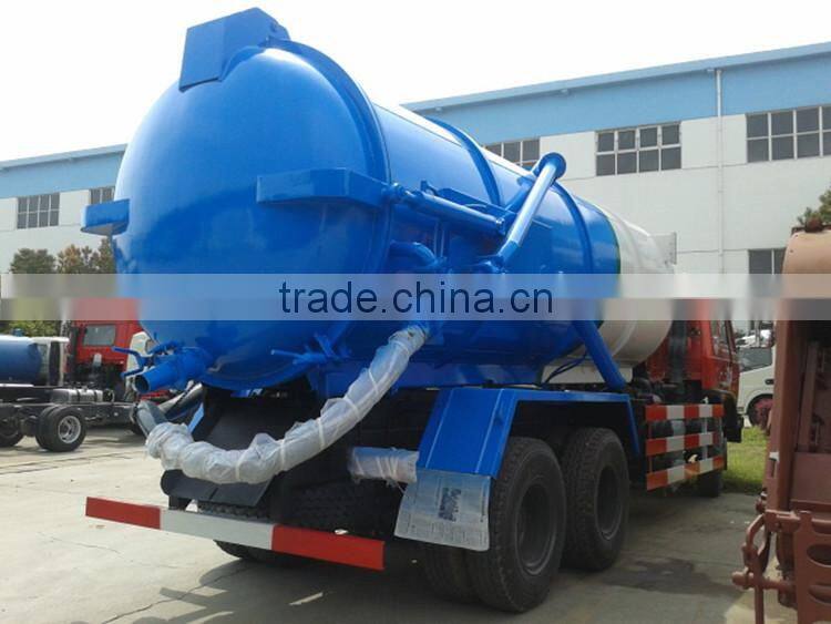 6x4 big capacity sewage pump truck, dongfeng sewage sucking truck