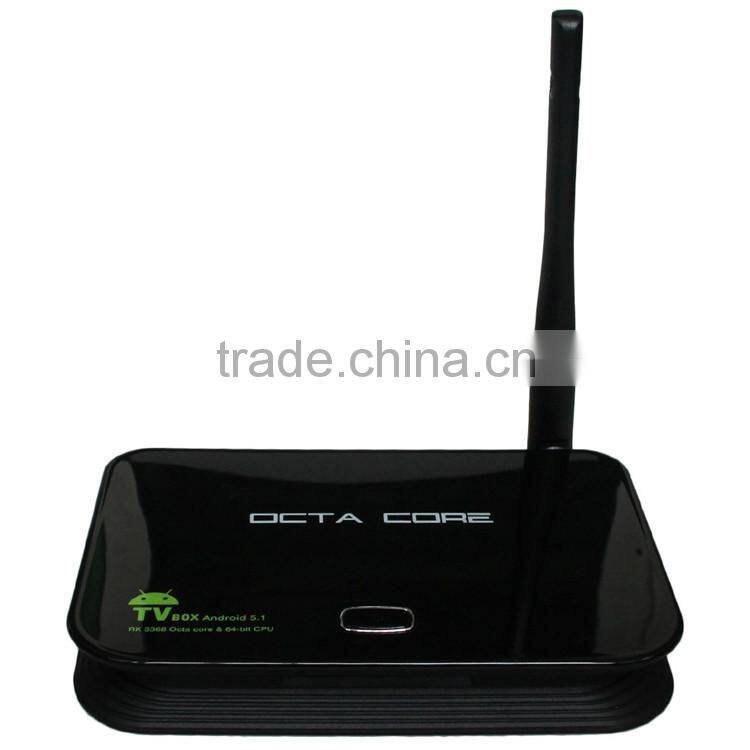 Z4 TV Box Android 5.1 Lollipop OS RK3368 Octa Core 64Bit 2GB RAM 16GB ROM BT 4.0 Dual wifi 2.4G 5.8G Kodi Fully Loaded AP6335