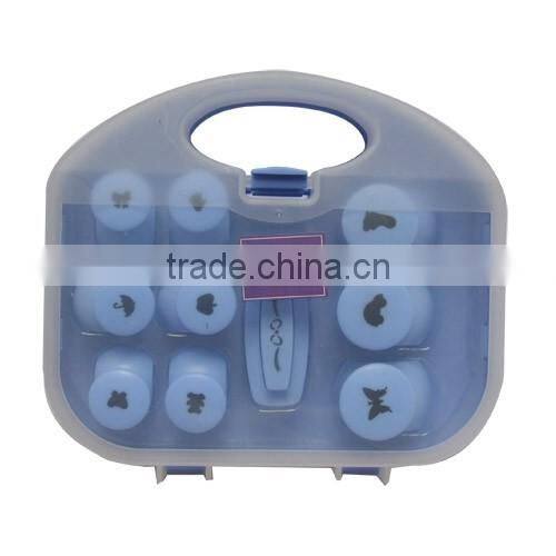 Craft paper punch set, novelty different pattern plastic craft punch set