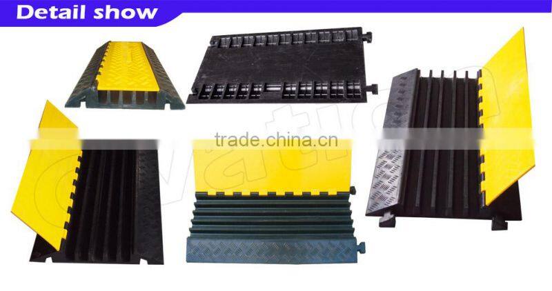 5 channels cable protector floor