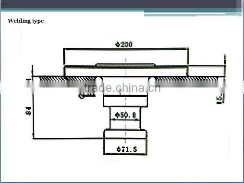 trailer welding kingpin