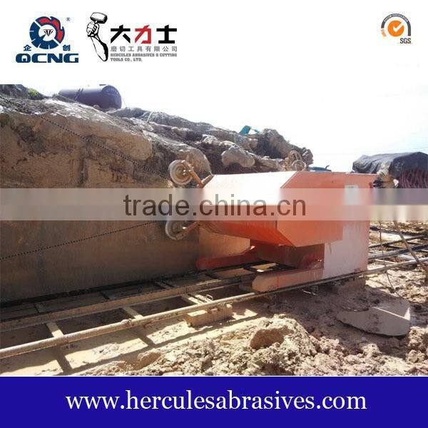 75HP quarry diamond wire cutter for granite, marble, sandstone, limestone