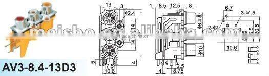 Universal female 3.5mm audio jack adapter