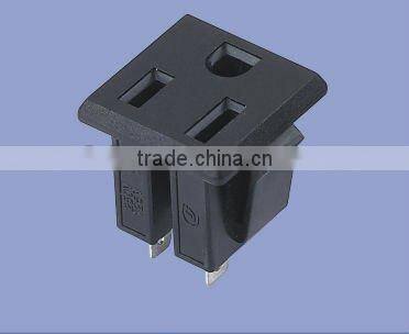 Black abs electrical VDE CQC furniture power outlets