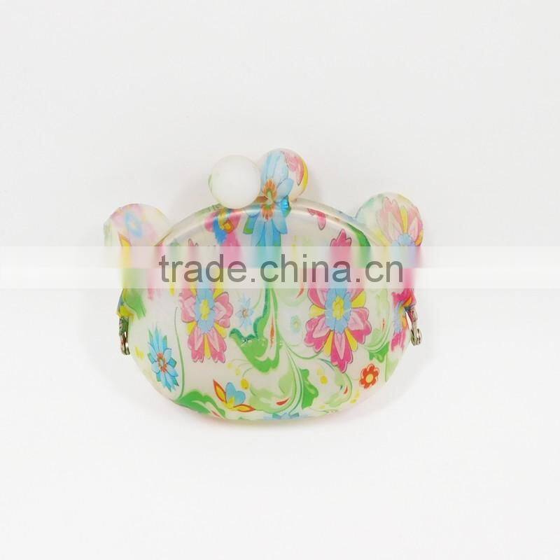 Cute Fashionable Design Silicone Wallet Coin Purse