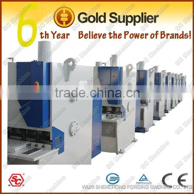 QC11Y guillotine hydraulic shearing machine, metal cutting machine, cnc shearing machine