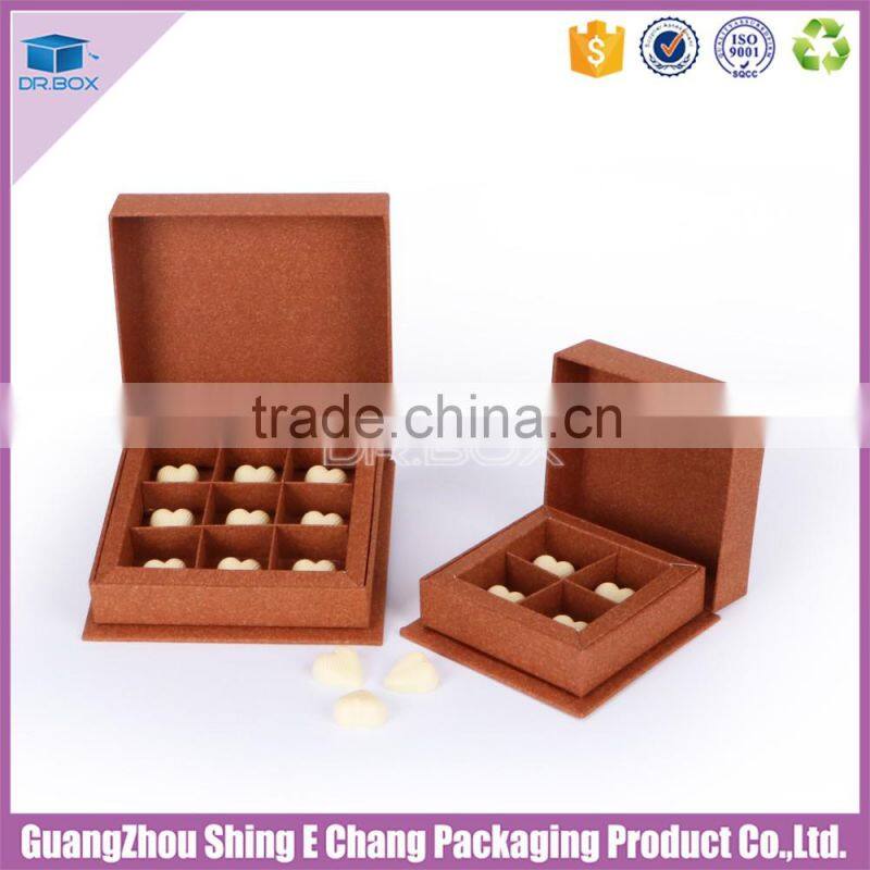 Special design paper chocolate box packaging food grade chocolate gift box