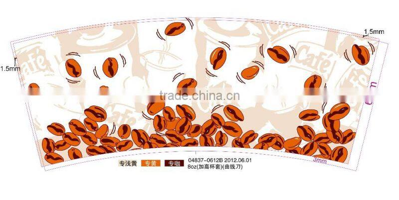 PE coated paper cup stock board for cup making