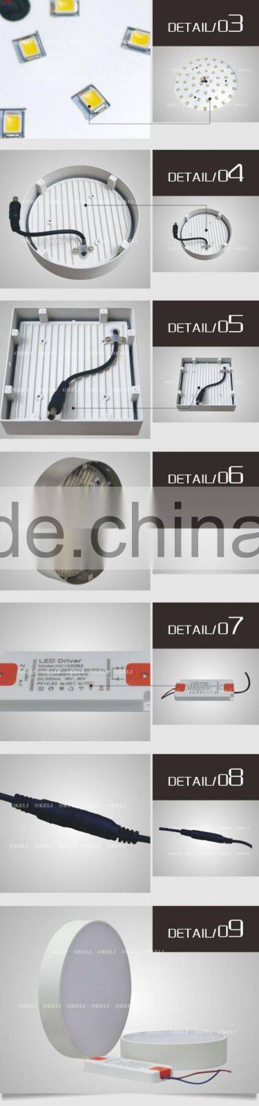 Europe hot sale LED surface panel light,light fixture of ceiling