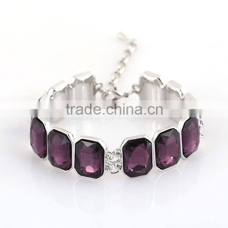9 Colors Charm Crystal Bracelets For Gilrs European Style Beautiful Fashion Jewelry