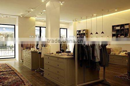 2014 globle best hot sale retail clothing store furniture / clothing shop interior design / clothes shop design