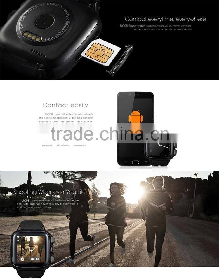 Wrist 3G Watch Phone, Bluetooth Watch For Smartphones, Wrist Smart Watch