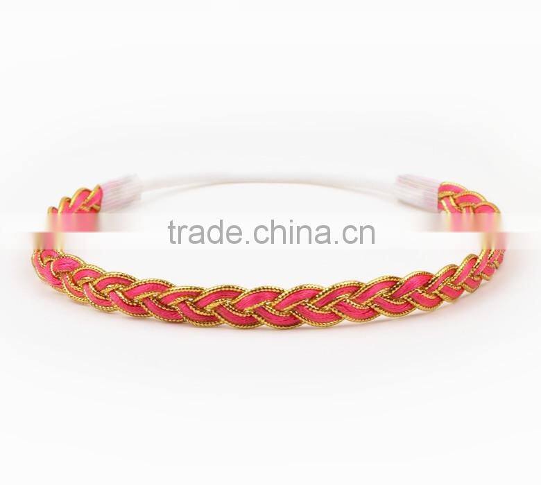 Hot-sales kids large gold cross headband baby hair accessory baby gold hair band wh-1835