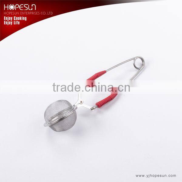Heart-shaped stainless steel mesh tea infuser