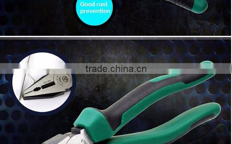 8'' industrial grade safety wire cutting twisting pliers plastic Handle Wire Stripper Plier