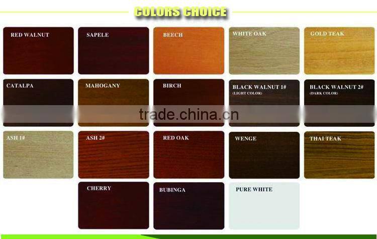 China top fashion design 100% solid wood door tempered glass with compeitive price