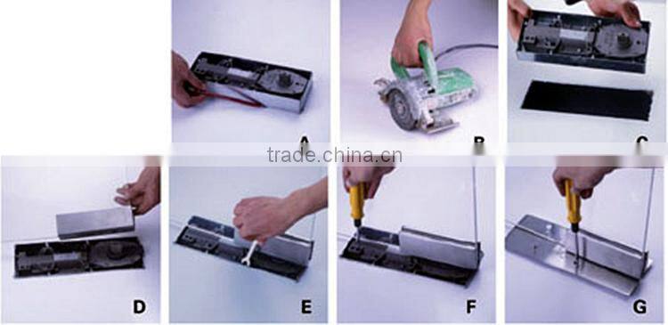 spring loaded floor hinge floor spring door closer(DL-220B)