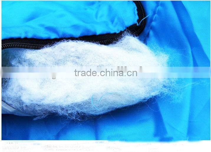 Outdoor envelop sleeping bag with cap