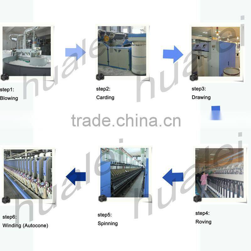 china 100% virgin raw white polyester spun yarn company