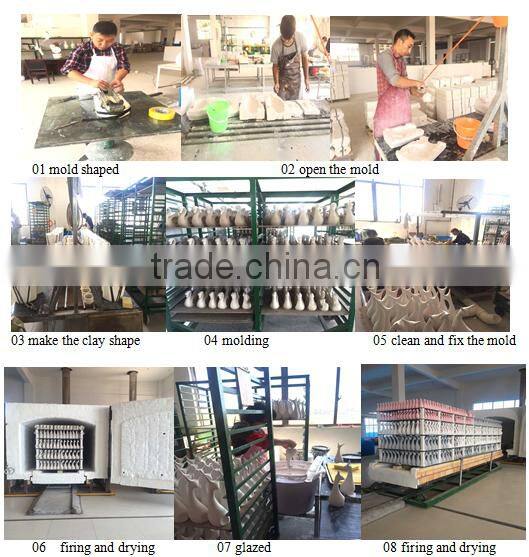 Love blue small size food grade ceramic jars for home deco