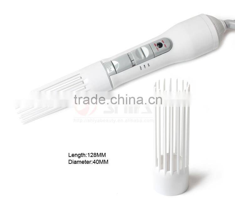 8 in 1 Electric Hot Air Hair Brush hair dryer Curler Roller straightener Styling KM