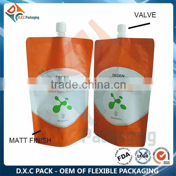 Spout Bag/Liquid Packaging For Organic Shampoo( New Design)