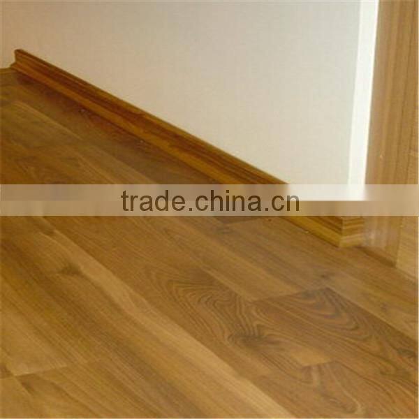 wooden color Plastic PVC Skirting Board