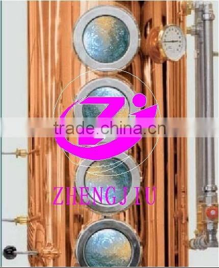 500 gallon Hybrid Pot Still with Short Copper Column