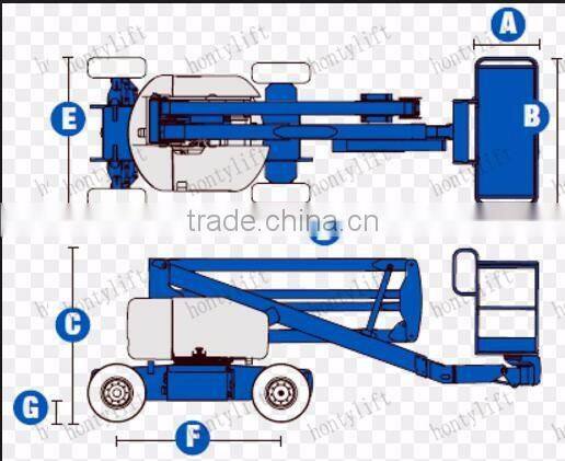 24 m Discount sale High Quality boom lift