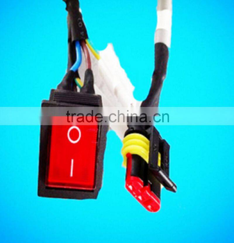 Switch cable assembly with TE/JST/MOLEX/HRS/DUTCH connector