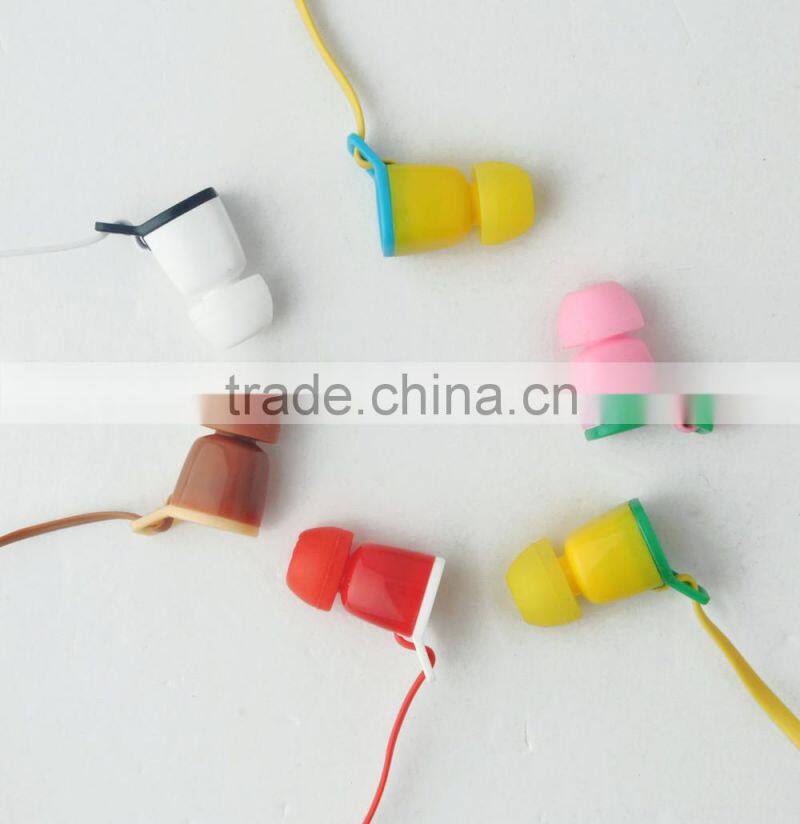 New design stylish earphone with mic for mobile/mp3/mp4