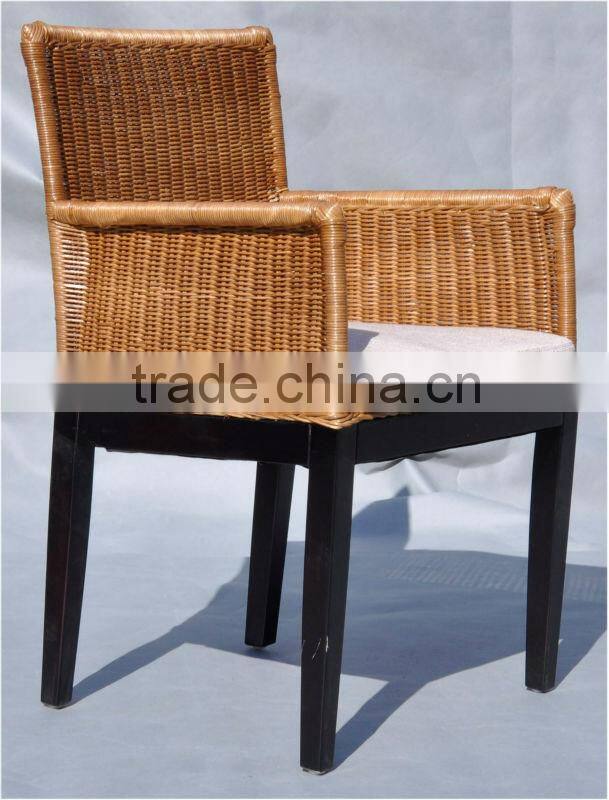 Super Cheap Bali Indonesia Design Coffee Handmade Seagrass Natural Rattan Wicker Wood Side Dining Chair