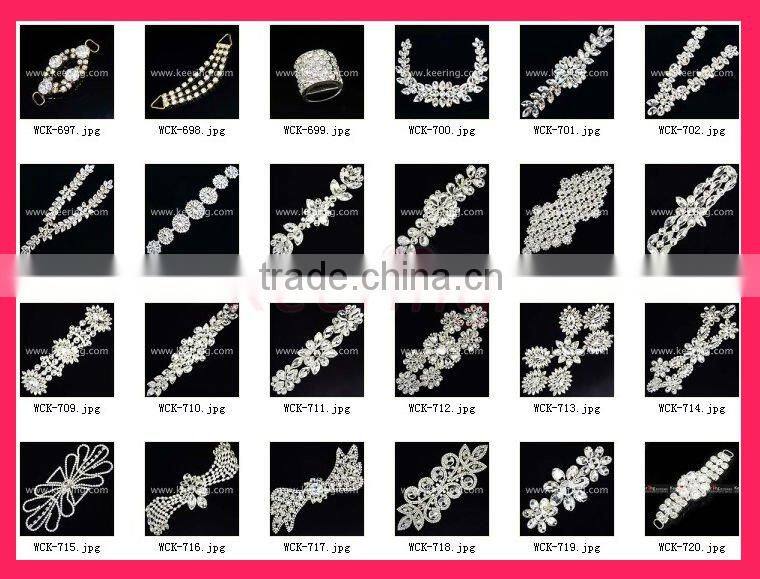Newest hotfix fashion 2014 Style Crystal Rhinestone Chain WRC-181