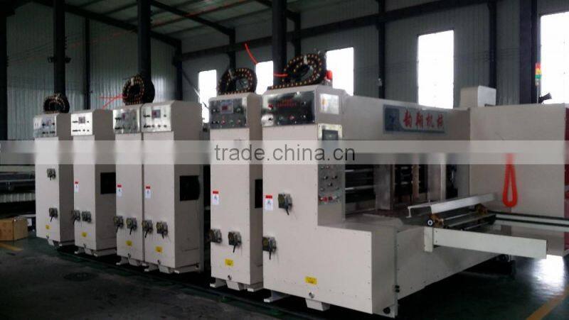 High speed automatic feeding corrugated carton box printing slotting die-cutting machine