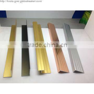 various shape aluminum tile trim/ good looking carpet trim