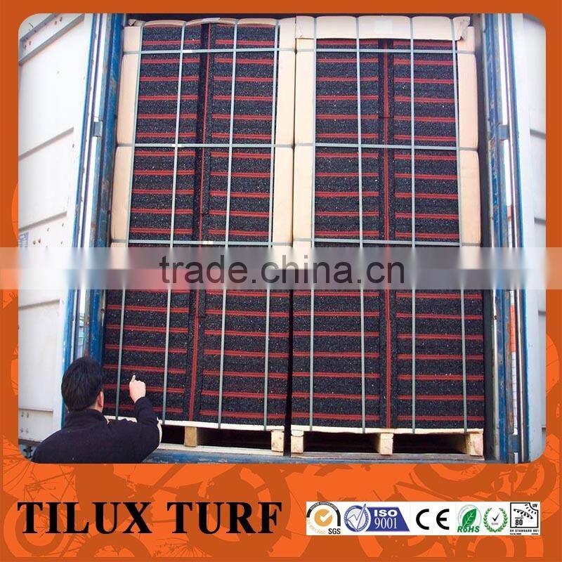 15mm Outdoor Dog Bone Rubber Tiles Mats Factory Directly Playground