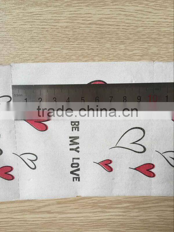 Excellent quality customized printed toilet tissue roll paper